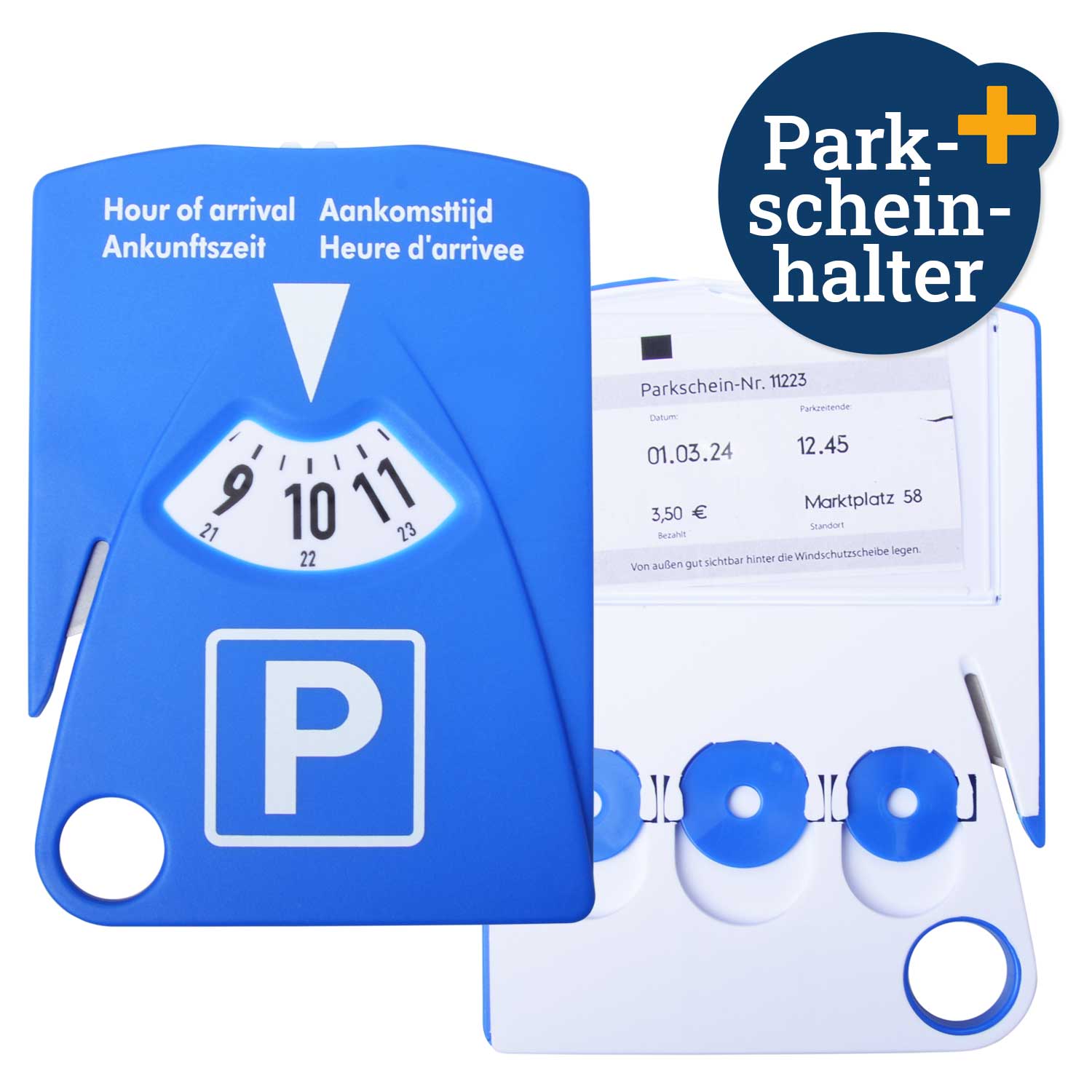 Parkscheibe 4 in 1