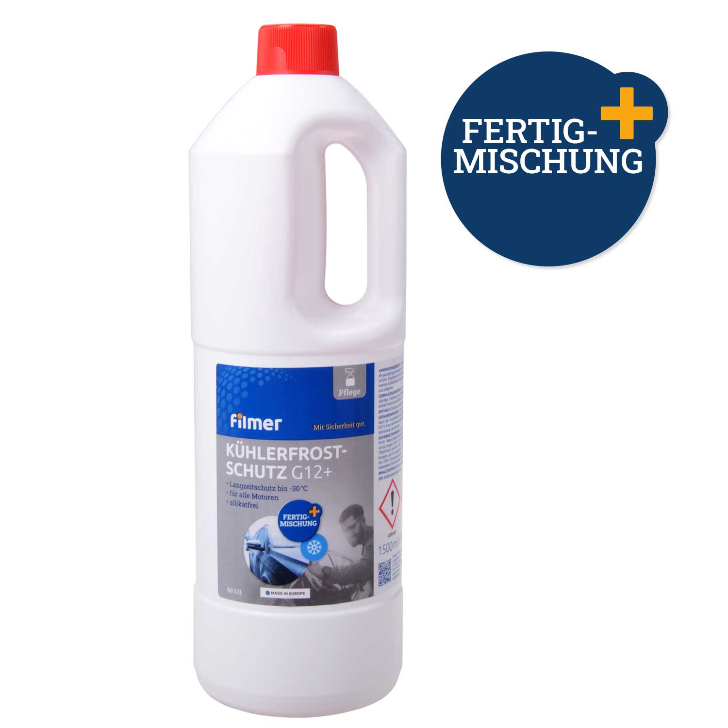 Kühlerfrostschutz 1500 ml G12+ 1:1 Fertigmischung -30°C